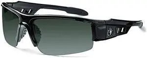 Ergodyne Smoke Lens Safety Glasses Dagr Black 52030