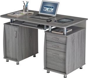 Techni Mobili Compact Computer Desk Cherry