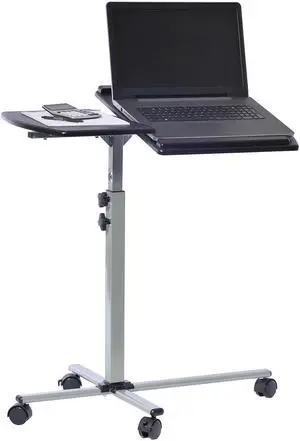 Techni Mobili Rolling Adjustable Laptop Cart. Color: Graphite