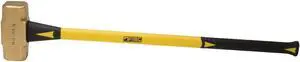 14 lb. Brass Hammer with 33" Fiberglass Handle