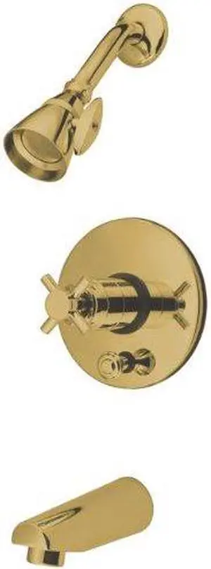 Kingston Brass  KB86920DX Concord Single Handle Tub & Shower Set
