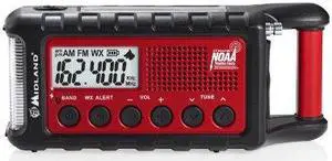 Midland ER310 Portable Emergency Crank Weather Radio w/ AM/FM/Weather Alert
