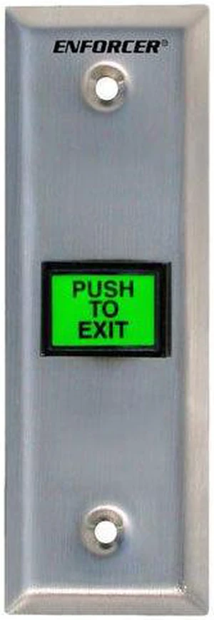 Seco-Larm Enforcer Slimline Push-to-Exit Plate, Illuminated (SD-7103GC-PEQ) Seco-Larm Enforcer Slimline Push-to-Exit Plate, Illuminated (SD-7103GC-PEQ)