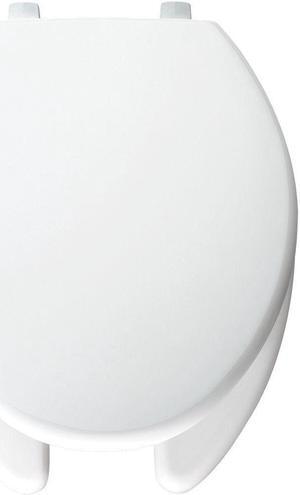 BEMIS 7850TDG-000 Toilet Seat With Cover, Check Hinge, Elongated, White