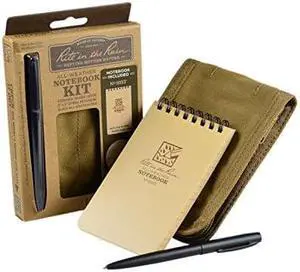 Notebook Kit,50 Sheets,Tan Cover,20lb RITE IN THE RAIN 935T-KIT