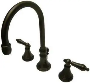 Kingston Brass KS2985AL 8 Inch -18 Inch Widespread Lavatory Faucet - Oil Rubbed Bronze
