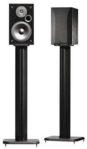 SANUS BF31-B1 31" Speaker Stands for Bookshelf Speakers up to 20 lbs - Black - Set of 2