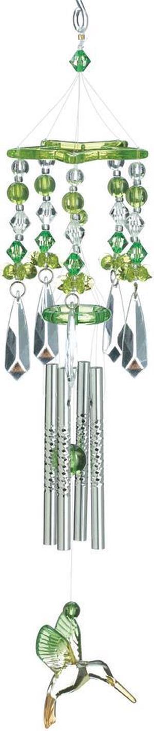 Koehler Outdoor Garden Patio Green Hummingbird Chime