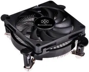 CPU cooler/ Low Profile Design / Aluminum fin with copper center / Long life sleeve 8010 PWM fan / Only support LGA115X / Push pin / support VT series case