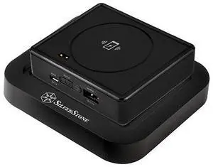 5200 mah stackable wireless charging power bank with docking