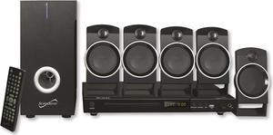 SUPERSONIC SC-37HT 5.1 Channel Dvd Home Theater System With USB Input & Karaoke Function