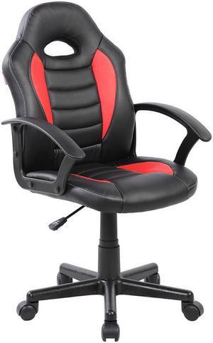 Techni Mobili RTA-KS40-RED Kid's Gaming and Student Racer Chair with Wheels, Red