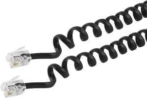 Phone Cord 12' Blk By GE Jasco