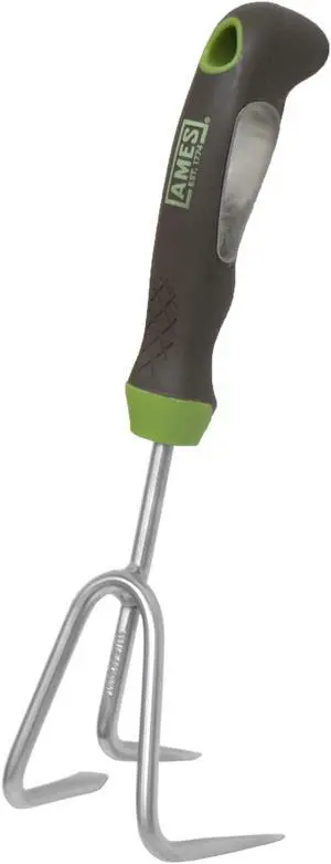 AMES 24452GR Hand Cultivator,SS Blade,Ergonomic