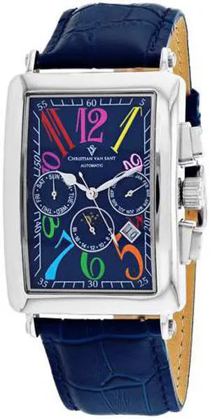 Christian Van Sant Men's Prodigy Watch Automatic Mineral Crystal CV9133 Christian Van Sant Men's Prodigy Watch Automatic Mineral Crystal CV9133