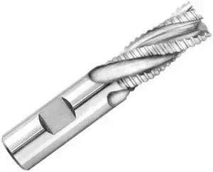 Drill America DWC Series Cobalt Steel End Mill, Polished Finish, Square End, 2" Cutting Length, 1 1/4" Cutting Diameter, 4-1/2" Length, 1-1/4" Shank (Pack of 1)