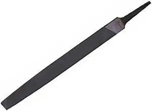Drill America DIC03981 American Pattern Second Cut DIC Series Qualtech Carbon Steel Flat File, 16" Length