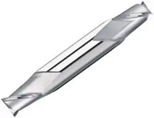 Drill America MMO3/16-2FDE-ST Solid Carbide End Mill, Polished Finish, 2 Flute, Square End, 3/8" Cutting Length, 3/16" Cutting Diameter, 2" Length, 3/16" Shank (Pack of 1)
