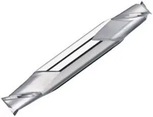 Drill America MMO1/2-4FDE-ST Solid Carbide End Mill, Polished Finish, 4 Flute, Square End, 5/8" Cutting Length, 1/2" Cutting Diameter, 3" Length, 1/2" Shank (Pack of 1)