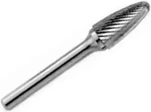 Drill America DUL Series Solid Carbide Bur, Double Cut, SF4 Tree - Radius End, 1/4" Shank, 7/16" Head Diameter, 1" Cutting Length (Pack of 1) Drill America DUL Series Solid Carbide Bur, Double Cut, SF4 Tree - Radius End, 1/4" Shank, 7/16" Head Diameter, 1" Cutting Length (Pack of 1)