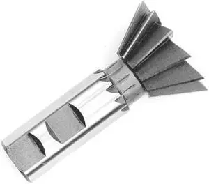 Drill America DWC Series Qualtech 60 Degree Dovetail Cutter, High-Speed Steel, Weldon Shank, 1/2" Size (Pack of 1)