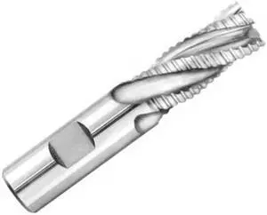 Drill America DWC Series Cobalt Steel End Mill, Polished Finish, Square End, 2" Cutting Length, 1" Cutting Diameter, 4-1/2" Length, 1" Shank (Pack of 1)