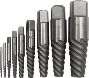Drill America DEWEZS1-9 Screw Extractor Set, #1-9