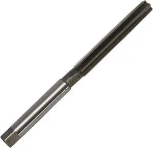Drill America DWRRHD Series Qualtech High-Speed Steel Hand Reamer, Straight Flute, Round Shank, Uncoated (Bright) Finish, 1" Size (Pack of 1)