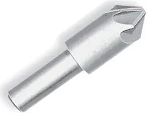 Drill America DEWCHAT Series High-Speed Steel Chatterless Countersink, 6 Flute, 3/4" Shank Diameter, 1-1/4" Size, 100 Degrees Angle (Pack of 1)
