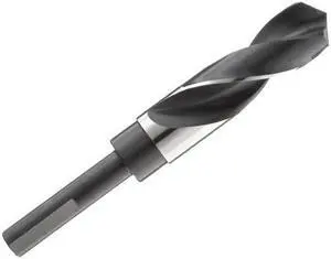 Drill America 25/32in HSS 1/2 Reduced Shank Silver and Deming Drill Bit with 3-F