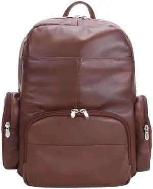 S Series CUMBERLAND 15 Inch  Leather Dual Compartment Laptop Backpack