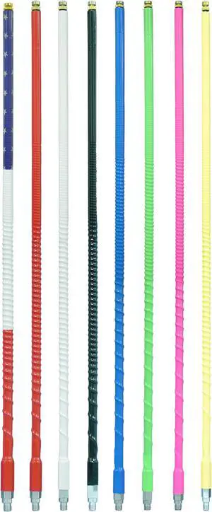 Firestik FS3-USA Tuneable 3 ft. Antenna Redwhite And Blue
