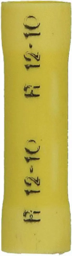 Install Bay Bvbc Vinyl Butt Connector ,Blue; 16-14 Gauge; 100 Per Bag