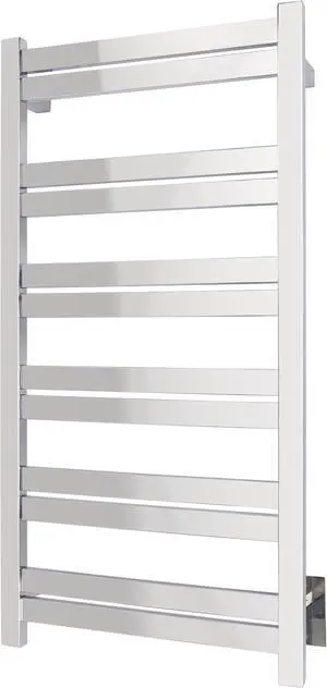 Grande 12 Towel Warmer, Polished, Hardwired, 12 bars