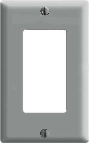 Leviton 1 Socket Residential Grade Decora-Style Faceplate Leviton 1 Socket Residential Grade Decora-Style Faceplate
