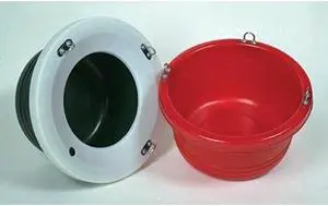 Jolly Pets Feed Tub, Red, Large