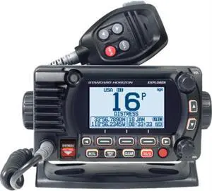 VHF, Optional 2nd Station, w/GPS, Black