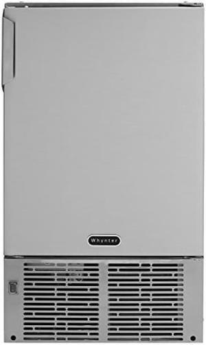 Whynter 14'' Undercounter Automatic Stainless Steel Marine Ice Maker 23lb Daily Output