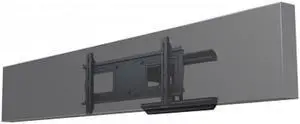 Articulating arm for 86" LG stretch display in landscape orientation