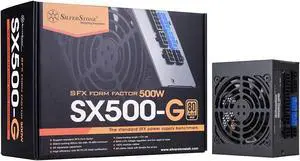 500W, SFX form factor, single +12V rails with 41.7A output, Silent 92mmFan with 18dBA, efficiency 80Plus Gold certification, fully modular cable, 2x 6+2pin PCI-E