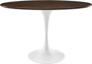 Lippa 48" Oval Walnut Dining Table - Walnut