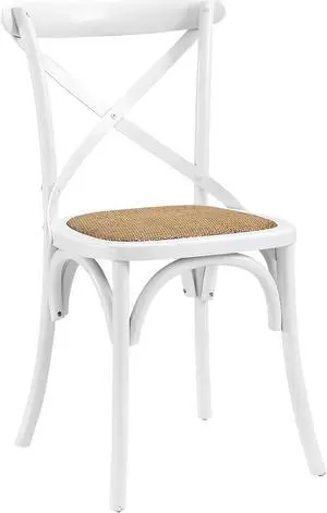 Gear Dining Side Chair - White