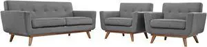Engage Armchairs and Loveseat Set of 3 - Expectation Gray
