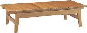 Bayport Outdoor Patio Teak Coffee Table - Natural
