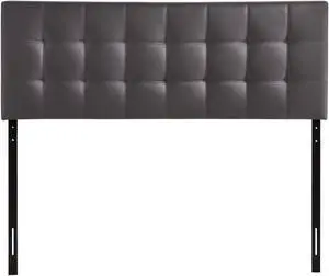Lily King Upholstered Vinyl Headboard - Brown
