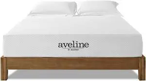 Aveline 10" California King Gel Memory Foam Mattress - White