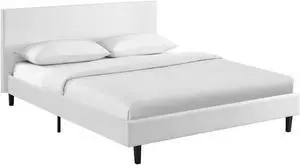 Anya Queen Bed - White