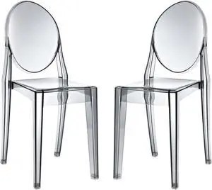 Casper Dining Chairs Set of 2 - Smoke