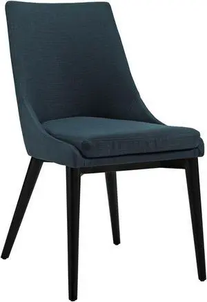 Viscount Fabric Dining Chair - Azure