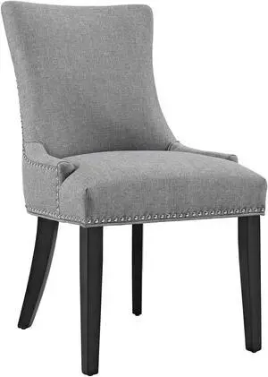 Marquis Fabric Dining Chair - Light Gray